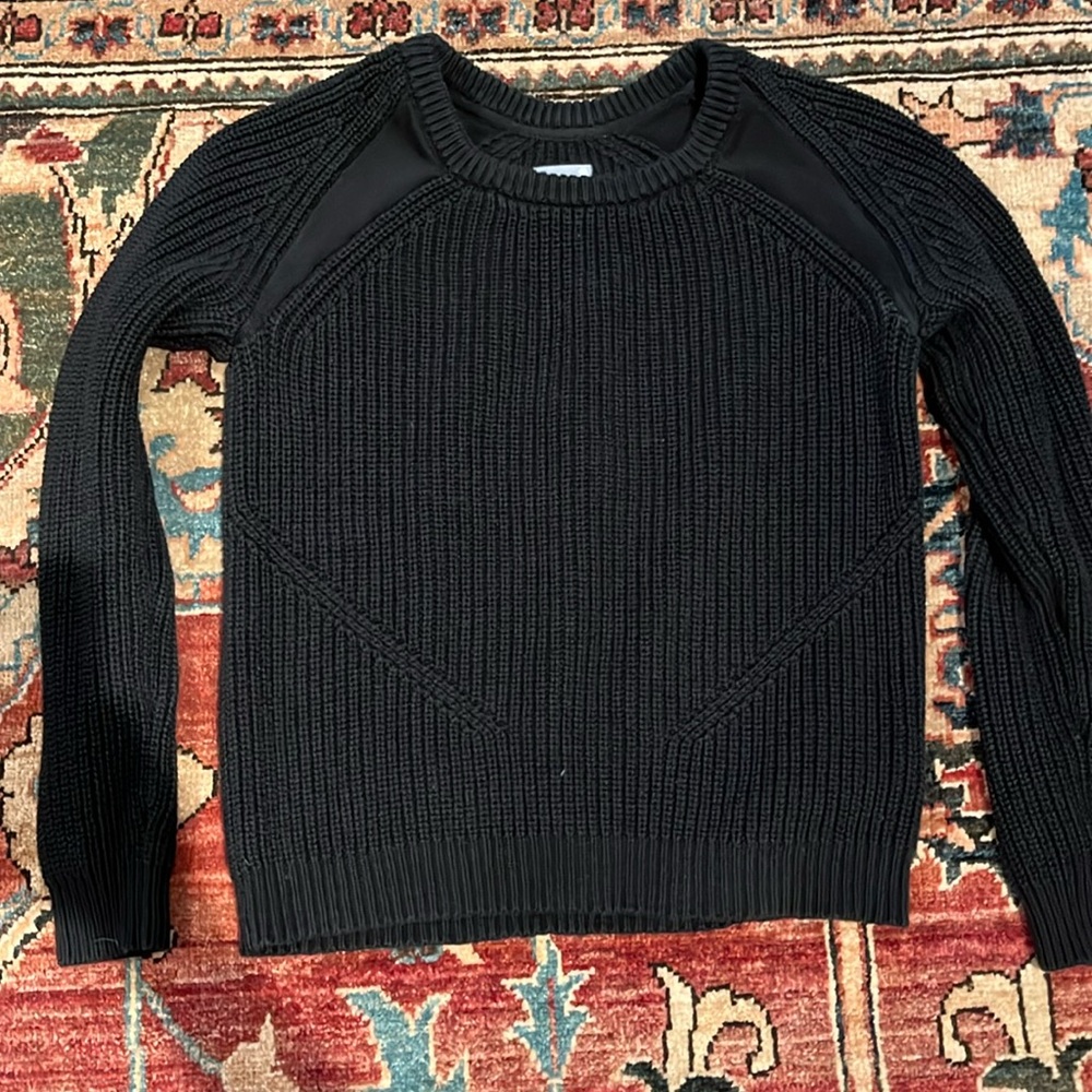 Gstar cotton sweater with cool panel detail